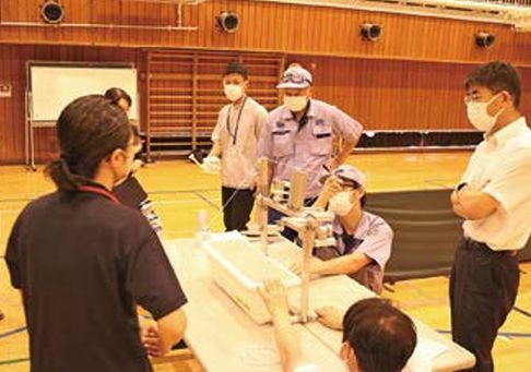 補助具作成の打合せ